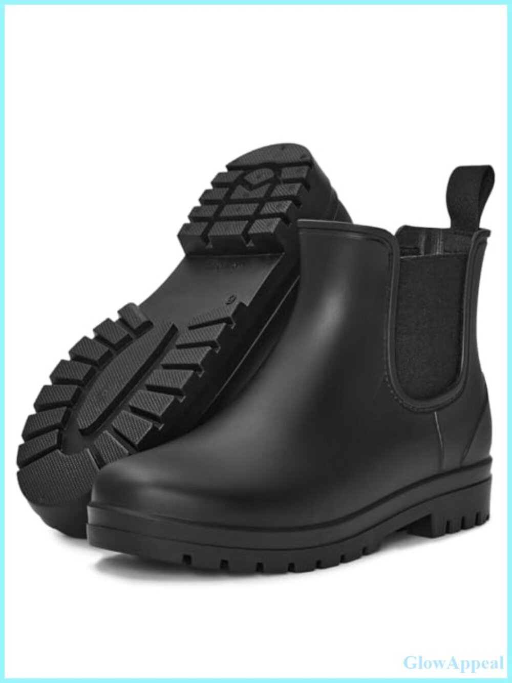Waterproof Chelsea Ankle Rain Boots Short Matte